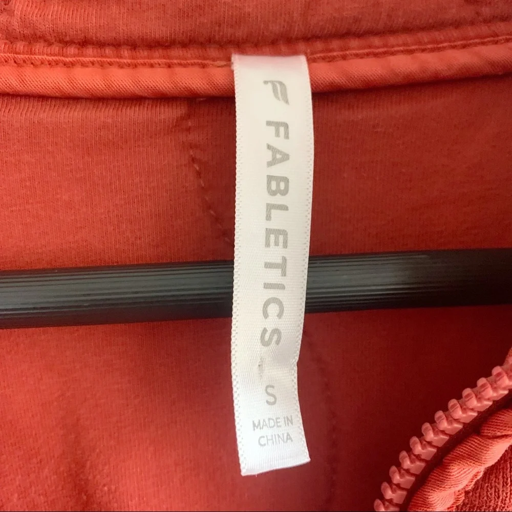 Fabletics Tedi Quilted Jacket Mandarine - Picture 11 of 12